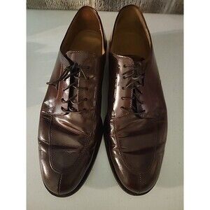 Cole Haan Men's Bicycle Toe Dress Shoes Size 12 Leather Brown